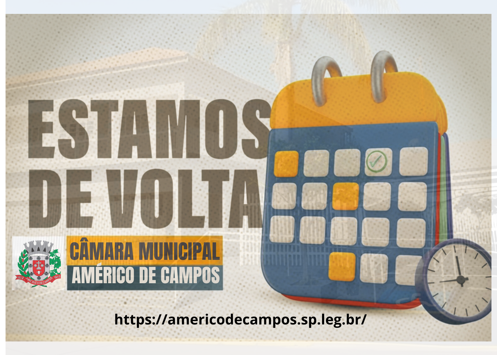 ESTAMOS DE VOLTA
